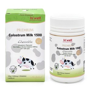 하이웰 초유 츄어블 plus 120정, 180g, 1개