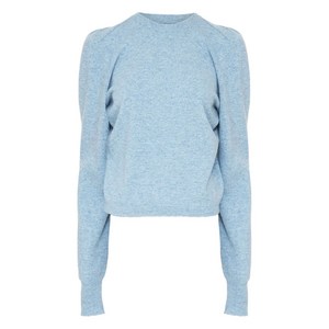 메종 마르지엘라 퍼프 소매 울 스웨터, 블루계열, Standard M(KR 66)