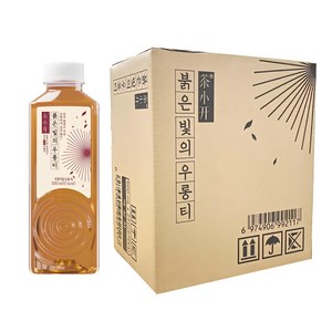 붉은빛의 우롱티, 1개입, 500ml, 24개