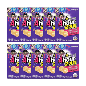 닥터헬퍼 포아워 8정 x 10개 졸음 캔디 잠깨는사탕 졸음방지 카페인 타우린 함유