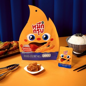 묵끄럽 마라 곤약 젤리 크랩커리맛, 50g, 5개