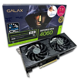 갤럭시 갤럭시 GALAX 지포스 RTX 4060 2X OC V2 D6 8GB