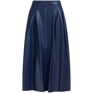 마르니 하이웨이스트 블루 미디 스커트, 블루계열, Italy 40(KR 55)