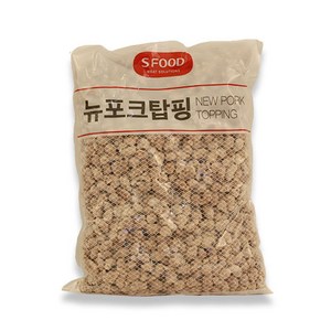 [피자다] 에쓰푸드 뉴포크탑핑 1kg, 1개