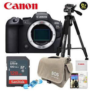 캐논 정품 EOS R6 Mark II BODY / 정품박스 미개봉/ EOS 삼각대 패키지 7종세트/128GB+EOS가방+액정보호필름+융+청소도구+리더기+삼각대 / TJ