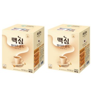 마자킹 맥심 화이트골드 커피믹스, 11.7g, 250개입, 2개