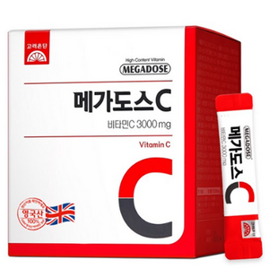 메가도스 비타민C 3000mg, 180g, 3개