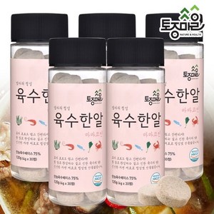 토종마을 마마코인 육수한알 30정, 120g, 5개