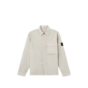 스톤 아일랜드 컴퍼스 배지 셔츠 재킷, 그레이계열, Standard XL(KR 105)