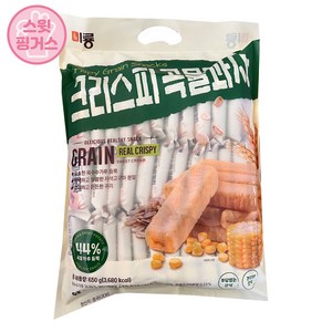 미룡 크리스피 곡물과자 650g, 1개