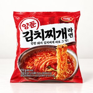 하림 양푼김치찌개라면 112g, 32개