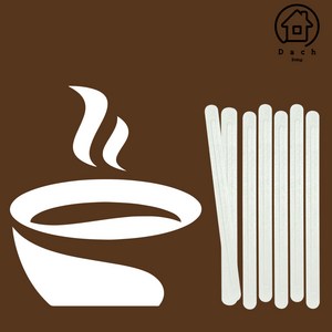 종이 커피스틱 No미세플라스틱 식물유래 PLA 커피스틱 2000개, 500개입, 4개