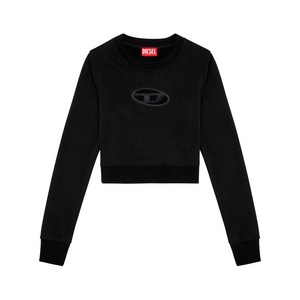 디젤 F-슬리미-오드 크롭 스웨트셔츠, 블랙계열, Standard S(KR 55)