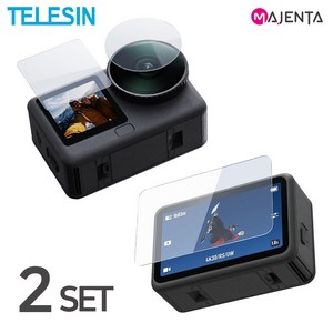 텔레신 오즈모 액션6 보호필름 강화유리 액정 2세트