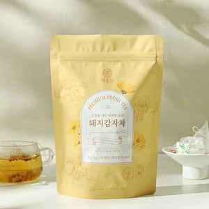 해솔당 국산 볶은 돼지감자차 삼각티백 티어워드 우승