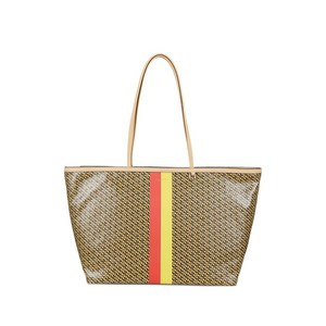 토리 버치 레이서 스트라이프 디테일 토트 백