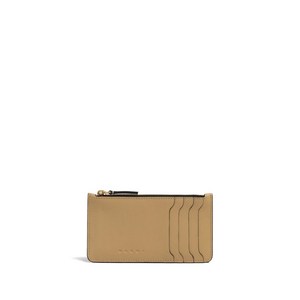 마르니 지퍼 가죽 카드 케이스