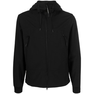 C.P.컴퍼니 로고 패치 후드 재킷, 블랙계열, Standard L(KR 105)