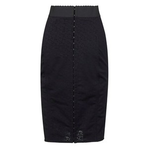 돌체앤가바나 레이스 패널 펜슬 미디 스커트, 블랙계열, Italy 48(KR 77)
