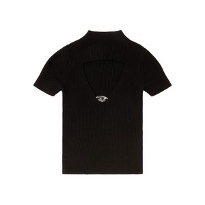 디젤 컷아웃 타원형 하드웨어 티셔츠, 블랙계열, Standard S(KR 55)