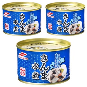 마루하니치로 삶은 꽁치 통조림, 150g, 3개
