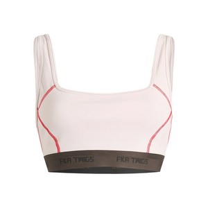 온러닝 스퀘어 넥 스포츠 브라, 핑크계열, XL(KR 88)