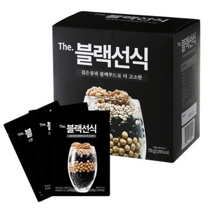 블랙선식 아침대용 건강식 다이어트 식사대용 저탄수화물 25포 50포 100포, 30g, 1박스