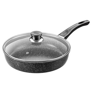 클레버 맥반석 코팅 논스틱 플랫 프라이팬, 28cm, 1개