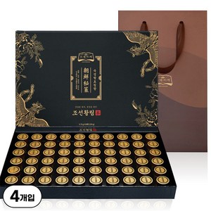 조선비책 조선황림 발효침향환 60환, 225g, 4개