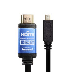 마하링크 Ultra HDMI TO MICRO HDMI Ver2.1 8K케이블 ML-HC8018, 1개, 1.8m