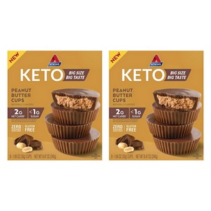 앳킨스 피넛 버터 컵 8개입, 240g, 2개