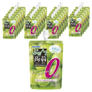 오리히로 탱글 곤약젤리 제로 샤인머스캣맛 스탠딩 130g, 24개