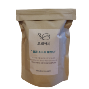 고래커피 달콤소프트 커피블렌딩 분쇄 원두커피, 200g, 모카포트, 1개