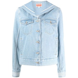 겐조 세일러 로고 자수 데님 재킷, 블루계열, Standard S
