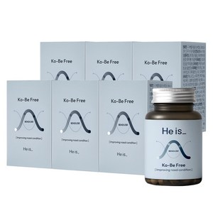 히이즈 코-비프리 비염 코건강 코막힘 재채기 코가려움 개선 영양제 벤두381, 6개, 60정