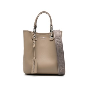 엠포리오아르마니 그레인 레더 토트 백