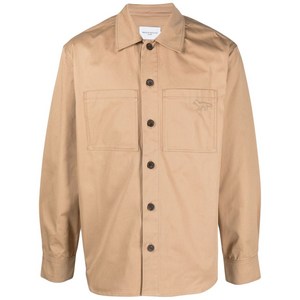 메종키츠네 버튼 업 셔츠 재킷