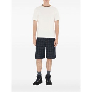 버버리 체크 트리밍 코튼 티셔츠, 화이트계열, Mid standard XL(KR 115)