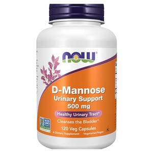 나우푸드 D-마노스 500mg 베지 캡슐, 120정, 1개