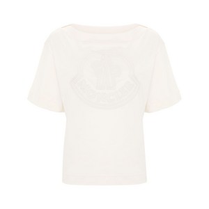 몽클레르 로고 아플리케 티셔츠