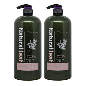 네추럴 리프 티트리 오일 후레쉬 대용량 샴푸, 2개, 1.5L