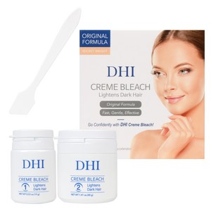 DHI 크림블리치 헤어 눈썹 인중 염색약 순한 탈색약 셀프 부분 탈색제, 55g, 1개