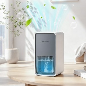 LANGDOO 미니 제습기 1.7L 저소음 30dB 가정용 원룸 욕실 옷장 드레스룸 자동전원차단 7색 무드등 D1C