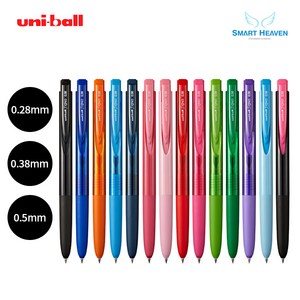 유니볼 시그노 RT1 노크식 UMN-155 0.38mm, 01-블랙 (24) UMN-155-38, 1개