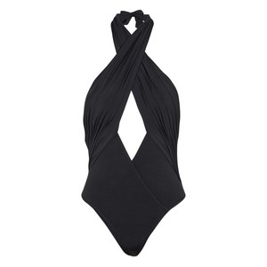 발망 홀터넥 원피스 수영복, 블랙계열, France 34(KR 55)