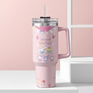 Tiger Pavilion 캐릭터 304 스테인리스 스틸 대용량 텀블러