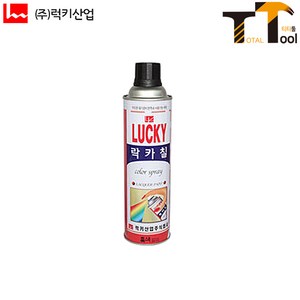 럭키 범일동 락카스프레이 흑무광 LK-388 40개 스프레이페인트, 420ml