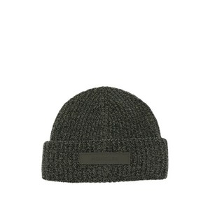 몽클레르 로고 패치 골지 니트 비니