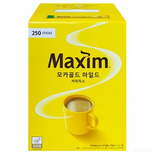 맥심 모카골드 250T, 12g, 250개입, 4개