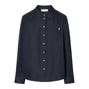 토리 버치 핀스트라이프 버튼 업 셔츠, 블루계열, US 4(KR S/M)